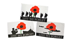 Lest We Forget Flags